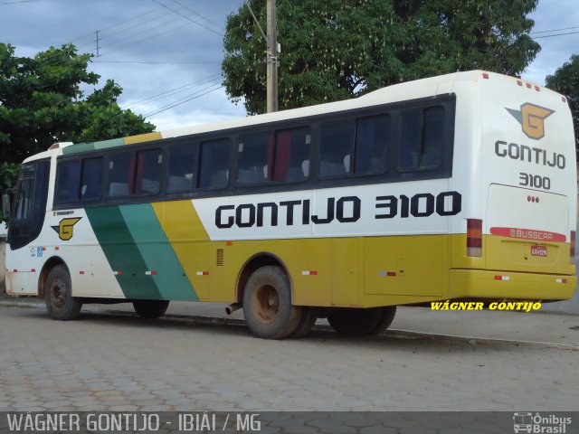 Empresa Gontijo de Transportes 3100 na cidade de Ibiaí, Minas Gerais, Brasil, por Wágner  Gontijo. Número da foto: #1032761.