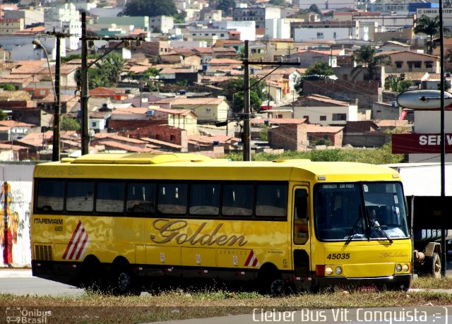 Viação Itapemirim 45035 na cidade de Vitória da Conquista, Bahia, Brasil, por Cleber Bus. Número da foto: #1035350.
