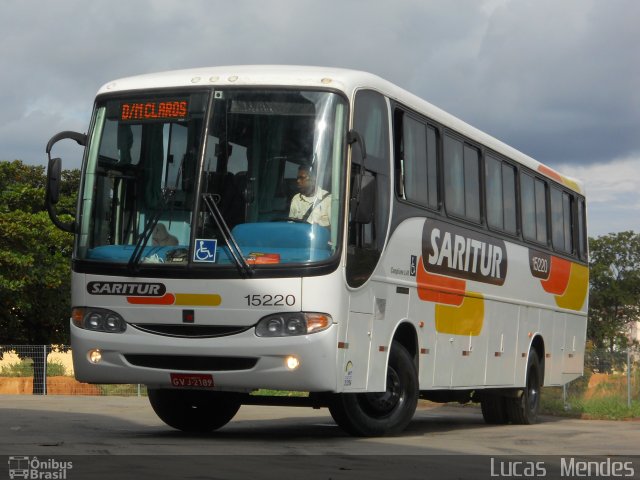 Saritur - Santa Rita Transporte Urbano e Rodoviário 15220 na cidade de Montes Claros, Minas Gerais, Brasil, por Lucas  Mendes. ID da foto: 1035318.