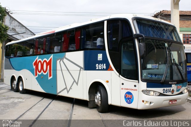 Auto Viação 1001 2614 na cidade de Rio de Janeiro, Rio de Janeiro, Brasil, por Carlos Eduardo Lopes. Número da foto: #1035478.