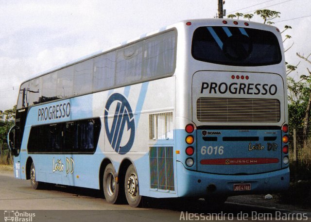 Auto Viação Progresso 6016 na cidade de Recife, Pernambuco, Brasil, por Alessandro de Bem Barros. ID da foto: 1035383.