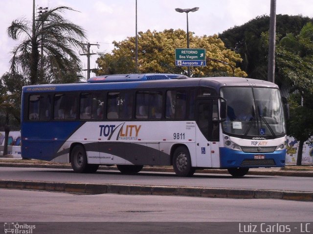 Totality Transportes 9811 na cidade de Recife, Pernambuco, Brasil, por Luiz Carlos de Santana. Número da foto: #1034728.