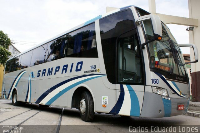 Viação Sampaio 160 na cidade de Rio de Janeiro, Rio de Janeiro, Brasil, por Carlos Eduardo Lopes. Número da foto: #1035480.