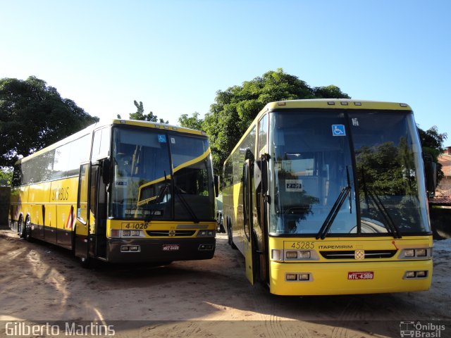 Viação Itapemirim 45285 na cidade de Fundão, Espírito Santo, Brasil, por Gilberto Martins. Número da foto: #1034922.