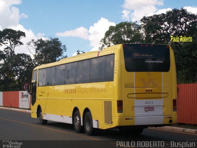 Viação Itapemirim 45215 na cidade de Brasília, Distrito Federal, Brasil, por Paulo Roberto de Morais Amorim. Número da foto: #1035225.