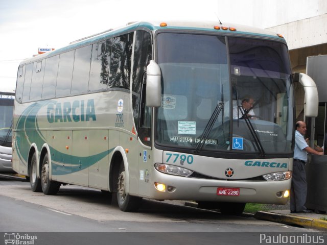 Viação Garcia 7790 na cidade de Campinas, São Paulo, Brasil, por Paulo Camillo Mendes Maria. ID da foto: 1033923.