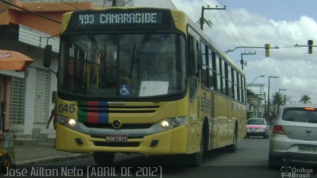 Rodoviária Metropolitana 045 na cidade de São Lourenço da Mata, Pernambuco, Brasil, por José Ailton Neto. Número da foto: #1036708.