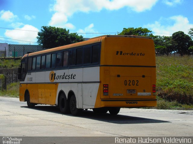 Viação Nordeste 0202 na cidade de Natal, Rio Grande do Norte, Brasil, por Renato Hudson Valdevino. Número da foto: #1036340.