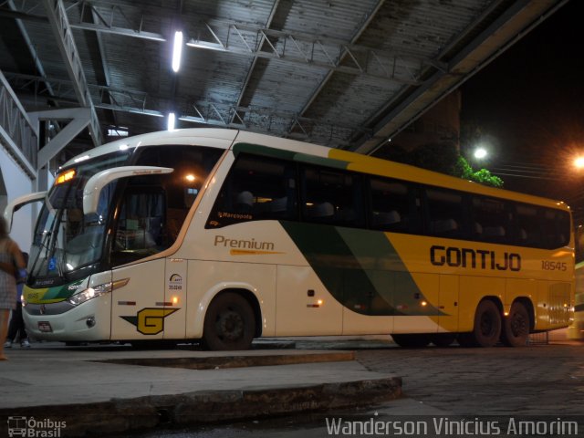 Empresa Gontijo de Transportes 18545 na cidade de Ipatinga, Minas Gerais, Brasil, por Wanderson Vinícius Amorim. Número da foto: #1036626.