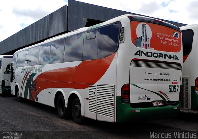 Empresa de Transportes Andorinha 5097 na cidade de São José do Rio Preto, São Paulo, Brasil, por Aislan Nascimento. Número da foto: #1036639.
