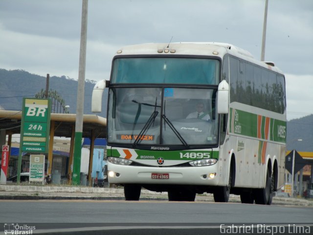 Cia. São Geraldo de Viação 14895 na cidade de Jequié, Bahia, Brasil, por Gabriel Bispo. Número da foto: #1036112.