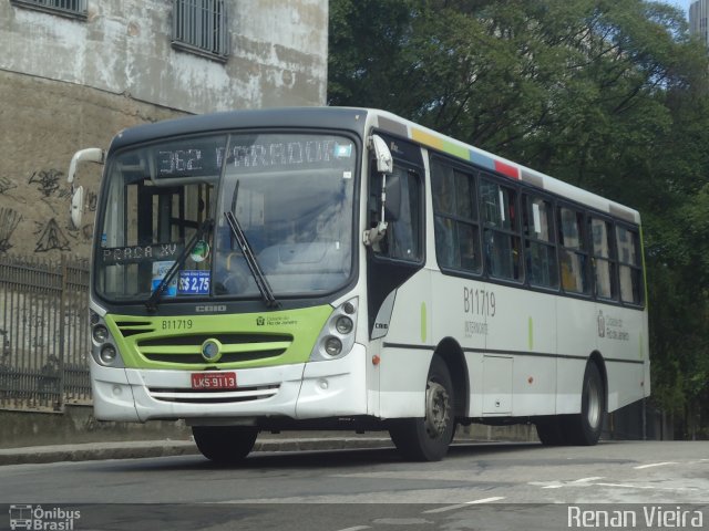 Viação Vila Real B11719 na cidade de Rio de Janeiro, Rio de Janeiro, Brasil, por Renan Vieira. Número da foto: #1036739.