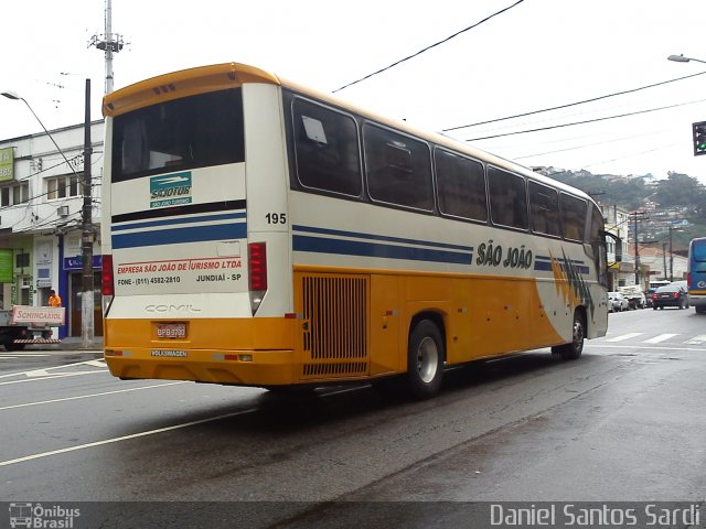 Sajotur - São João Turismo Jundiaí 195 na cidade de Santos, São Paulo, Brasil, por Daniel Santos Sardi. Número da foto: #1035943.