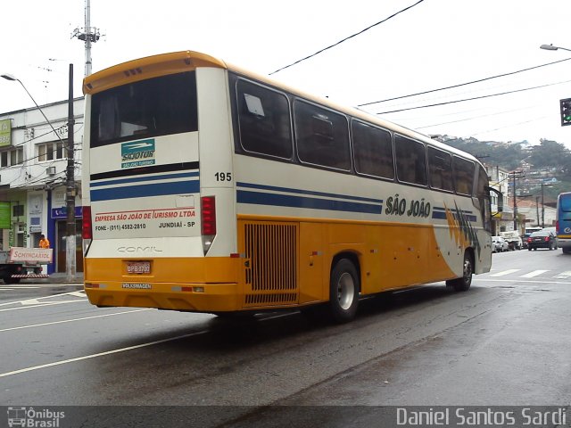 Sajotur - São João Turismo Jundiaí 195 na cidade de Santos, São Paulo, Brasil, por Daniel Santos Sardi. ID da foto: 1035943.