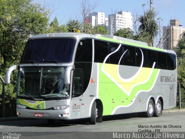 Brasil Sul Linhas Rodoviárias 2225 na cidade de Curitiba, Paraná, Brasil, por Marco Aurélio de Oliveira. ID da foto: 1036771.