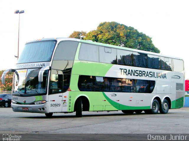 Transbrasiliana Transportes e Turismo 50923 na cidade de Goiânia, Goiás, Brasil, por Osmar Junior. Número da foto: #1036493.
