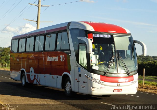 Expresso Itamarati 5988 na cidade de São José do Rio Preto, São Paulo, Brasil, por Aislan Nascimento. Número da foto: #1036661.