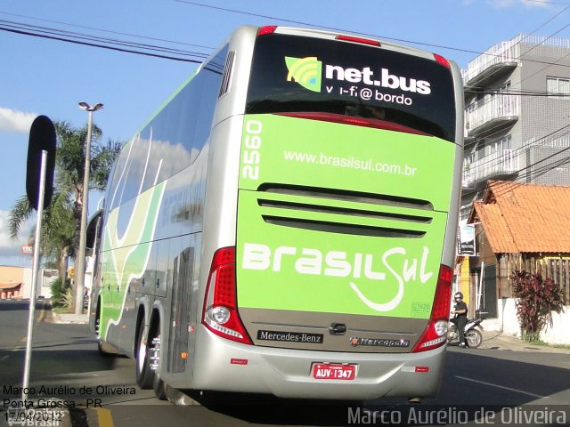 Brasil Sul Linhas Rodoviárias 2560 na cidade de Ponta Grossa, Paraná, Brasil, por Marco Aurélio de Oliveira. Número da foto: #1036788.