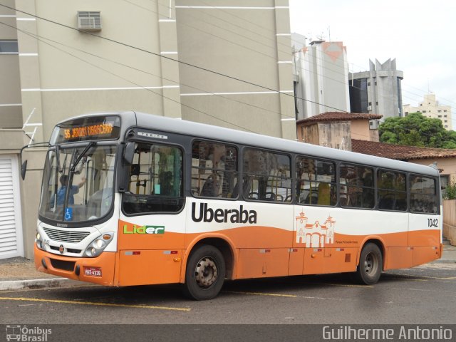 Empresa de Transportes Lider 1042 na cidade de Uberaba, Minas Gerais, Brasil, por Guilherme Antonio. ID da foto: 1036687.