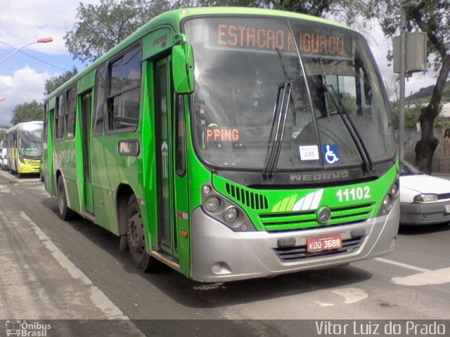 NITURVIA - Nova Iguaçu Turismo e Viação 11102 na cidade de Mesquita, Rio de Janeiro, Brasil, por Vitor Luiz do Prado. Número da foto: #1036663.