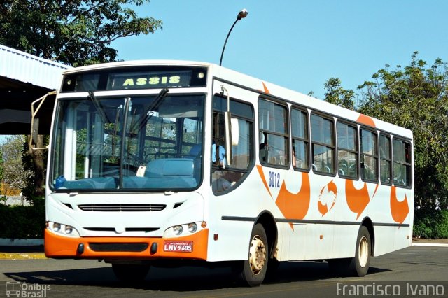 AVOA - Auto Viação Ourinhos Assis 3012 na cidade de Assis, São Paulo, Brasil, por Francisco Ivano. Número da foto: #1037166.