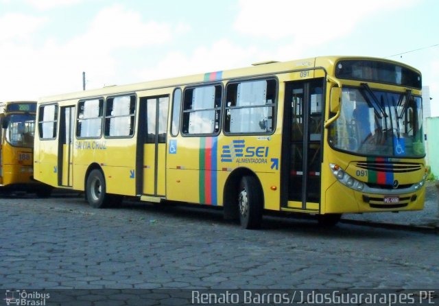 Auto Viação Santa Cruz 091 na cidade de Jaboatão dos Guararapes, Pernambuco, Brasil, por Renato Barros. Número da foto: #1036656.