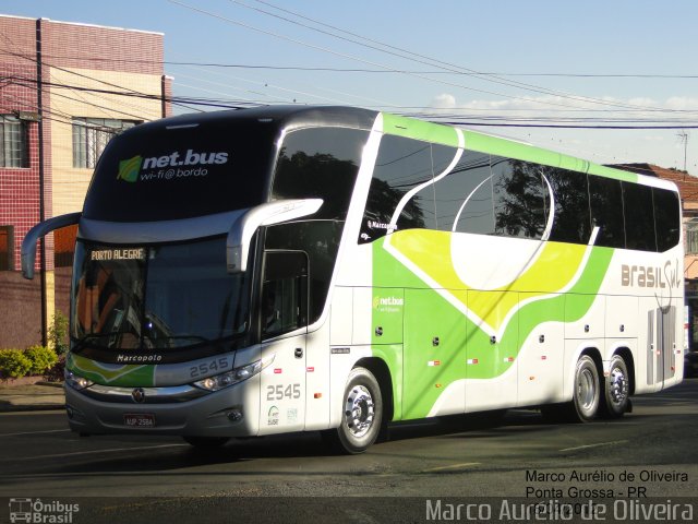 Brasil Sul Linhas Rodoviárias 2545 na cidade de Ponta Grossa, Paraná, Brasil, por Marco Aurélio de Oliveira. Número da foto: #1036808.