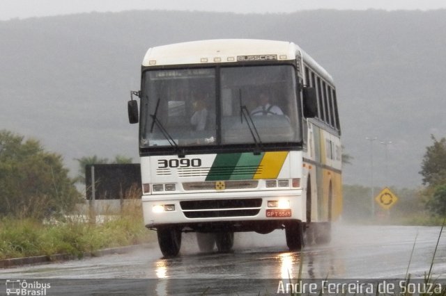 Empresa Gontijo de Transportes 3090 na cidade de Montes Claros, Minas Gerais, Brasil, por Andre Ferreira de Souza. ID da foto: 1035992.