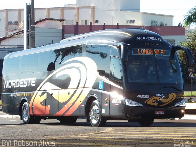 Expresso Nordeste 4855 na cidade de Londrina, Paraná, Brasil, por Robson Alves. Número da foto: #1036164.