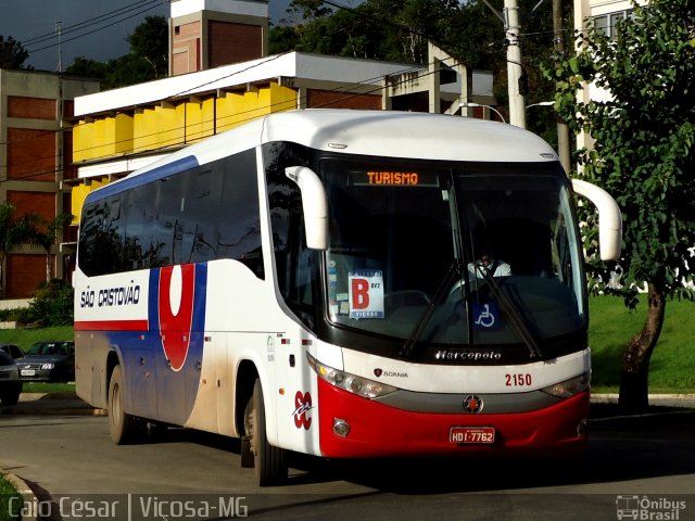 Viação São Cristóvão 2150 na cidade de Viçosa, Minas Gerais, Brasil, por Caio César de Freitas Lopes. Número da foto: #1036715.
