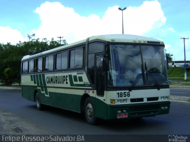 Auto Viação Camurujipe 1858 na cidade de Salvador, Bahia, Brasil, por Felipe Pessoa de Albuquerque. Número da foto: #1036716.
