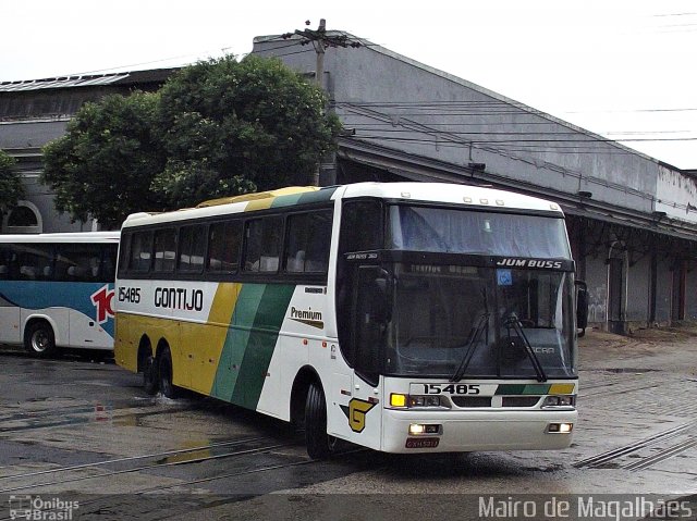 Empresa Gontijo de Transportes 15485 na cidade de Rio de Janeiro, Rio de Janeiro, Brasil, por Mairo de Magalhães. ID da foto: 1038444.