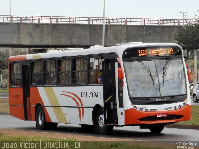 VIAN - Viação Anapolina 23101 na cidade de Brasília, Distrito Federal, Brasil, por João Victor. Número da foto: #1039602.