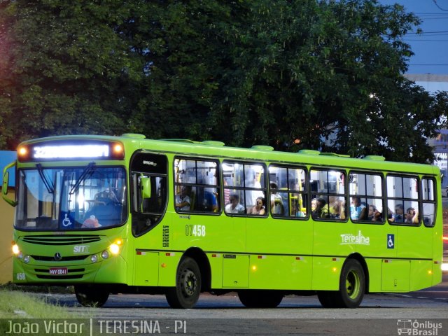 Taguatur - Taguatinga Transporte e Turismo 07458 na cidade de Teresina, Piauí, Brasil, por João Victor. ID da foto: 1039520.