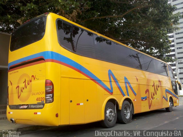 Zutur Turismo 4020 na cidade de Vitória da Conquista, Bahia, Brasil, por Diego Charlis Coelho. Número da foto: #1042586.