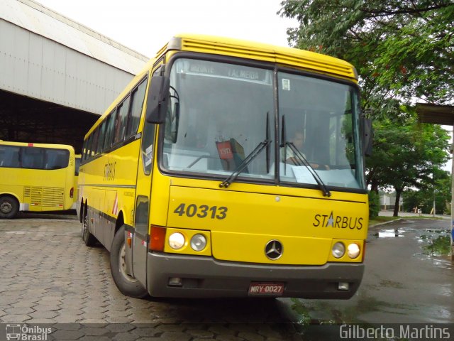 Viação Itapemirim 40313 na cidade de Vitória, Espírito Santo, Brasil, por Gilberto Martins. ID da foto: 1040963.