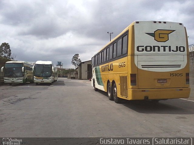 Empresa Gontijo de Transportes 15105 na cidade de Guarulhos, São Paulo, Brasil, por Gustavo Tavares. ID da foto: 1008583.