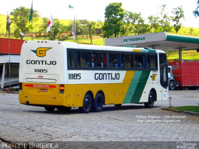 Empresa Gontijo de Transportes 11185 na cidade de João Monlevade, Minas Gerais, Brasil, por Philippe Almeida. ID da foto: 1009263.