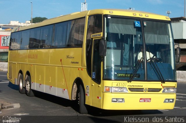 Viação Itapemirim 45101 na cidade de Belo Horizonte, Minas Gerais, Brasil, por Kleisson  dos Santos. Número da foto: #1008117.