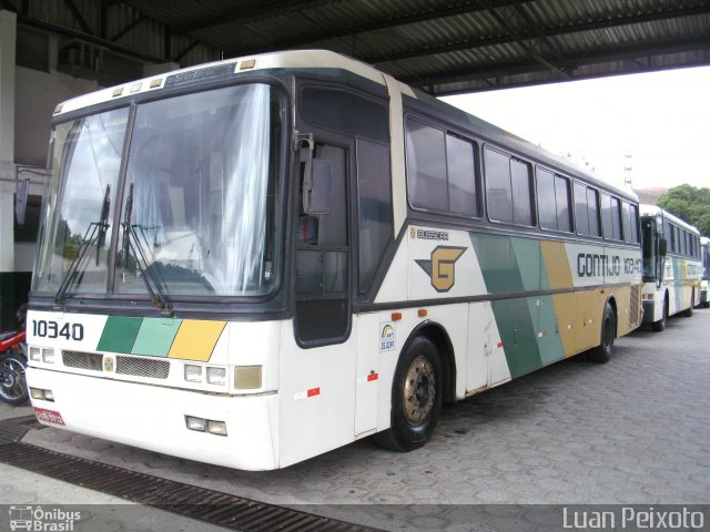 Empresa Gontijo de Transportes 10340 na cidade de Governador Valadares, Minas Gerais, Brasil, por Luan Peixoto. ID da foto: 1007920.