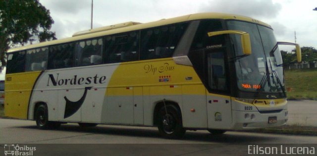 Viação Nordeste 8020 na cidade de Natal, Rio Grande do Norte, Brasil, por Eilson Lucena. Número da foto: #1009369.