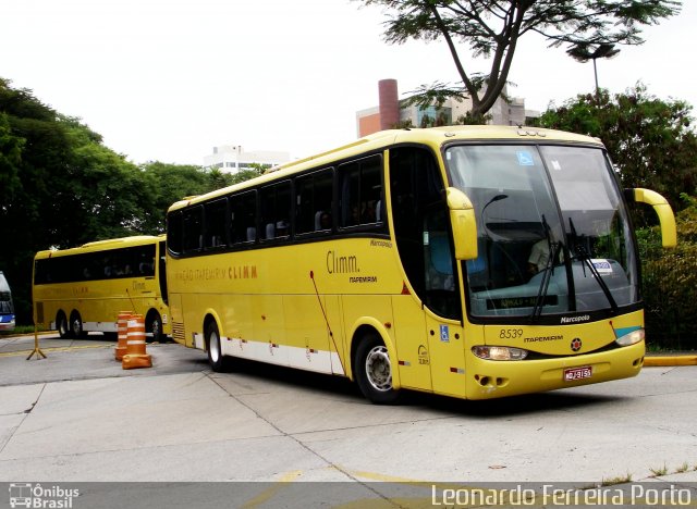 Viação Itapemirim 8539 na cidade de São Paulo, São Paulo, Brasil, por Leonardo Ferreira Porto. Número da foto: #1044550.