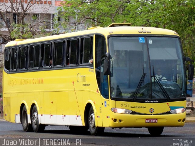 Viação Itapemirim 8121 na cidade de Teresina, Piauí, Brasil, por João Victor. ID da foto: 1043527.