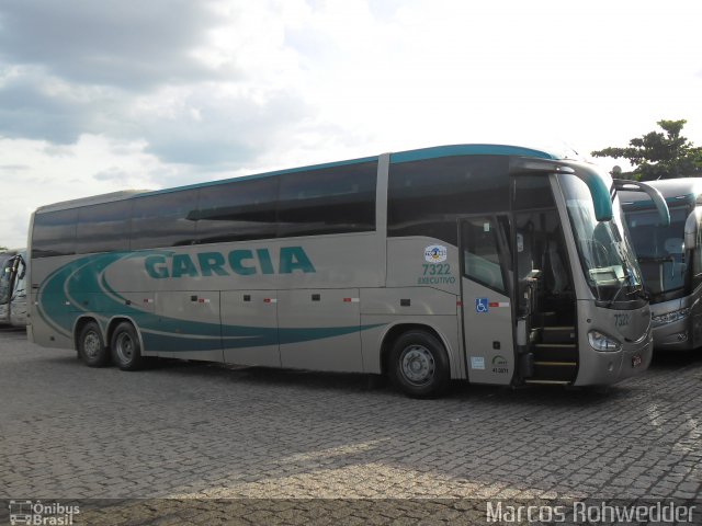 Viação Garcia 7322 na cidade de Campinas, São Paulo, Brasil, por Marcos Rohwedder. Número da foto: #1043025.