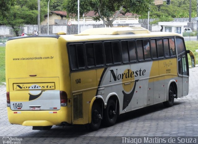 Viação Nordeste 1040 na cidade de João Pessoa, Paraíba, Brasil, por Thiago Martins de Souza. ID da foto: 1043654.