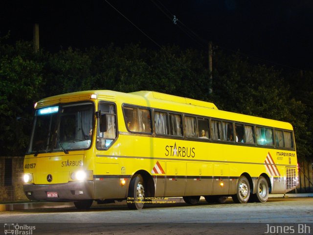 Viação Itapemirim 40157 na cidade de Belo Horizonte, Minas Gerais, Brasil, por Jones Bh. ID da foto: 1045278.