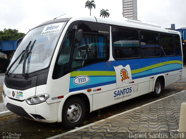 Guaiúba Transportes 1111 na cidade de Santos, São Paulo, Brasil, por Daniel Santos Sardi. Número da foto: #1045212.