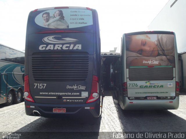 Viação Garcia 7157 na cidade de São Paulo, São Paulo, Brasil, por Fabiano de Oliveira Prado. Número da foto: #1044997.
