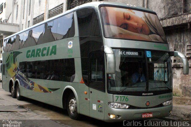 Viação Garcia 7176 na cidade de Rio de Janeiro, Rio de Janeiro, Brasil, por Carlos Eduardo Lopes. Número da foto: #1045213.