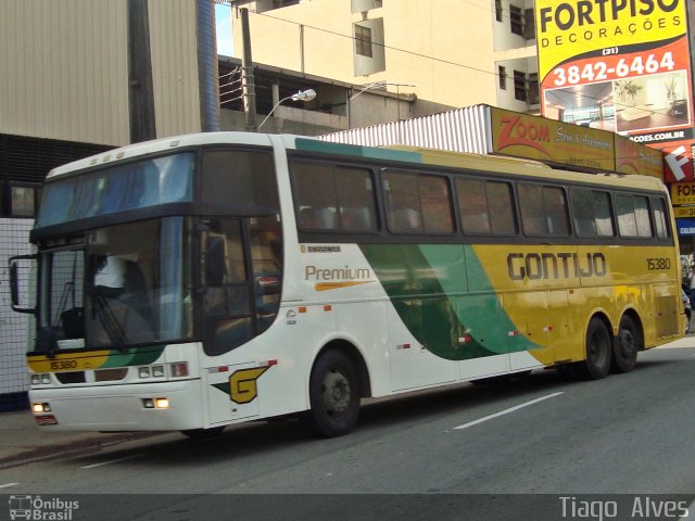 Empresa Gontijo de Transportes 15380 na cidade de Coronel Fabriciano, Minas Gerais, Brasil, por Tiago  Alves. ID da foto: 1045876.